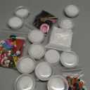 Snowman Clay Crafts 12 Pack Build a Snowman Christmas DIY Kit, Creative Kids Modeling Activities Making Clay, Christmas Stocking Stuffers Christmas Crafts Xmas Gift for Kids