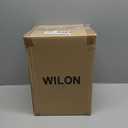 WILON Industrial Pendant Light, 4'' Black Seeded Glass, Farmhouse Kitchen Island Lighting, Adjustable Ceiling Light for Dining Room, E26 Bulb Base, Dimmable