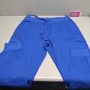 Healing Hands Women's Jogger Scrub Pant 7 Pockets Elastic Drawstring, with Moisture Wicking & 2-Way Stretch Technology - 9244 (Large, Royal)