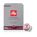 Illy Coffee K Cups - Pods For Keurig Machines – Intenso Dark Roast – Notes of Cocoa & Dried Fruit - Bold, Flavorful & Full-Bodied Flavor - No Preservatives – 80 Count