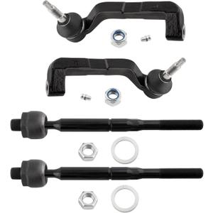 BOXI 4pcs Front and Inner Outer Tie Rod Ends Fit for Chrysler 300 2005-2010 / for Dodge Charger 2007-2010/Magnum 2005-2008 - FIT AWD Models ONLY | ES800431 ES800430 EV800432