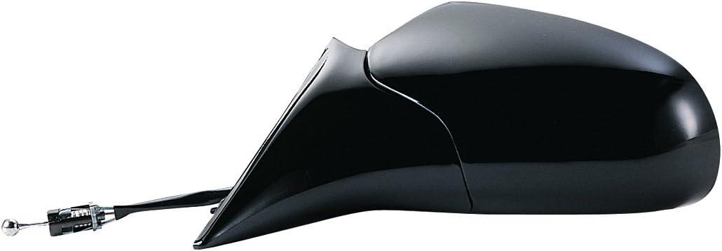 Fit System Driver Side Mirror for Buick Roadmaster Sedan, Roadmaster Wagon, Chevy Caprice Sedan, Black, Foldaway, Manual Remote