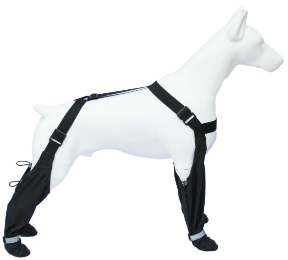 BAYANKALA Dog Suspender Booties, 2026 New Waterproof Adjustable Dog Paw Leggings, AntiSlip Boots for Dogs, Snow, Rain, Hiking, and Winter Protection, XL Size, Paws Protector for Active Dogs