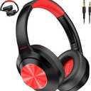 Hybrid Active Noise Cancelling Headphones - 2024 Upgraded Wireless Over Ear Bluetooth Headphones,100H Playtime,Hi-Res Audio,Deep Bass Noise Cancelling,Comfortable Ear Cup for Travel/Home/Office