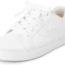The Children's Place boys And Toddler Uniform Low Top Sneakers (White)