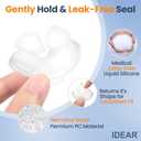 Replacement P10 Frame System for ResMed Airfit P10, Replacement Nasal Pillow Mask Headgear Set - Includes P10 Nasal Pillow, Headgear, CPAP Frame System - Perfect Seal & Ultra Comfort Accessories (S)
