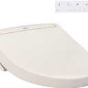 TOTO WASHLET S5 Electronic Bidet Toilet Seat with Instantaneous Water Heating, PREMIST and EWATER+ Wand Cleaning, Elongated, Sedona Beige - SW3446#12