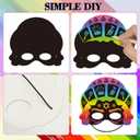 27 Packs Purim Story Character Scratch Paper,DIY Rainbow Magic Scratch Off Paper Art Craft Cards for Purim Day Jewish Holiday Party Favors Supplies