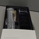 Dog Clippers for Grooming Heavy Thick Hair & Coats, 7500rpm Low Noise Cordless Pet Shaver, Dog Grooming Kit with Paw Trimmer Nail Grinder for Small Large Dogs (Black&white)