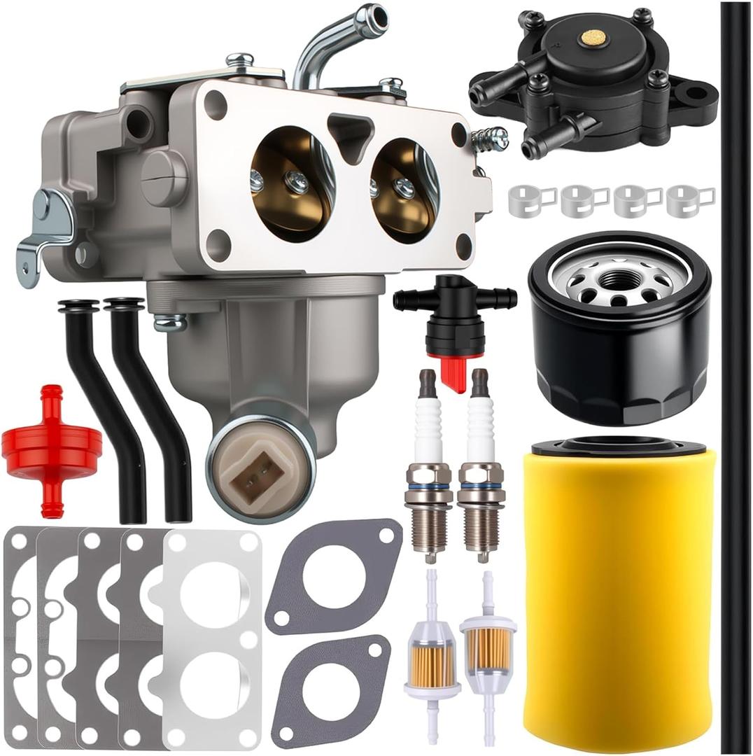 Z235 Carburetor Compatible with John Deere Z245 Z255 Z245 Z425 EZtrak Zero Turn Mowers with Air Filter & 596163 Vacuum Hose