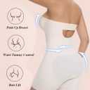 Slimers Strapless Shapewear Tummy Control: Strapless Body Shaper For Women With Built In Bra - Shapewear Bodysuit for Dress (Beige, M)