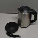 Electric Kettle, 2L 1500W Stainless Steel Water Boiler Hot Water Boiler Rapid Heating Double Layer Insulated Kettle Auto Shut Off for Home Office Family