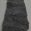 OLANLY Bathroom Rugs 30x20, Extra Soft Absorbent Chenille Bath Rugs, Rubber Backing Quick Dry, Machine Washable Bath Mats for Bathroom Floor, Tub and Shower, Home Decor Accessories, Grey