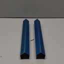 2 Pcs Deep Fryer Splash Guard Stainless Steel Joining Strip 20 Gauge Thickness Commercial Deep Fryer Joint Adapter Connector Curved Parts(23"L x 1 1/2"Wx2"H)