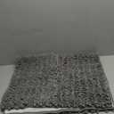 Yimobra Bathroom Rugs Non Slip Washable - Ultra Soft Absorbent Chenille Bath Mat, Quick Dry Shaggy Floor Carpet for Tub Shower, Gray Home Decor Accessories, 24x17 Inch (Grey)