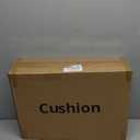 puredown Chair Cushions for Dining Chairs, Tufted Memory Foam Chair Pads with Non-Slip Backing, Kitchen Seat Cushions with Ties, Washable Seat Pad Set of 4, 15.5" x 15.5" x 4", Light Grey