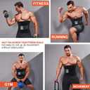 Waist Trainer for Women Lower Belly Fat, Waist Sweat Band for Women, Belly Band Sweat Belt, Stomach Wrap, Body Shaper (Black, M)