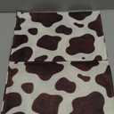 Brown Cow Print Table Runner Cow Print Table Cloth for Parties Farm Cowboy Themed Birthday Party Home Kitchen Dining Room Table Decorations 13x72 Inch