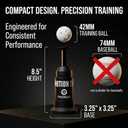 Thorza Motion Tee Solo Baseball Training System for Swing & Hand-Eye Coordination (Includes 1 Motion Tee Mini Training Ball)