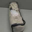 Extra Wide Pinch Pleated Linen Curtains 102 Inch Length for Living Room Light Filtering Semi Sheer Window Drape with Hooks Rings Back Tab 100 Wide 102 Inch Long for Patio Glass Sliding Door (Oatmeal)