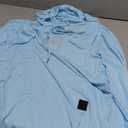 Lexiart Mens Fashion Athletic Hoodies Sport Sweatshirt Solid Color Fleece Pullover Sky Blue X-Large