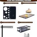 18-Piece Professional Cocktail Shaker Set and Bartender Kit with Stand, Stainless Steel Bar Tools Gift Set with Muddler, Jigger, Mixing Spoon for Home Bar and Mixology