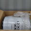 Harry Barker Bon Chien Dog Food Storage Canister  Large 11 gallon, Airtight Stainless Steel Pet Food Container, Stylish Kitchen Counter Dog Kibble Storage with Easy-Open Lid - White (40lb Capacity (Black & White))