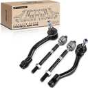 A-Premium Set of 4, Front Inner Outer Tie Rod End Kit, Compatible with Kia Forte 2014-2018, Forte Koup 2014-2017, Forte5 2014-2018