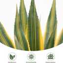 Artificial Agave Plants Outdoor, 24 Large UV Resistant Fake Agave with 24 Lifelike Leaves, Faux Succulents Plant for Home Front Porch Patio Garden Yard Indoor Decor 2Pack