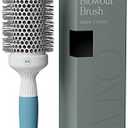 Round Brush for Blow Drying - Medium Ceramic Ionic Thermal Barrel Brush for Sleek Precise Heat Styling Blowout Volume - Lightweight Round Hair Brush for Smooth Hair (2.4in, 1.7in Barrel)(Non-electric)