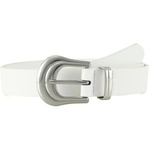 Earnda Women Western Leather Belts for Jeans Pants Vintage Waist Belt for Lady Dresses with Gold Silver Buckle (Small: 26"-28" (Pant 4-6))