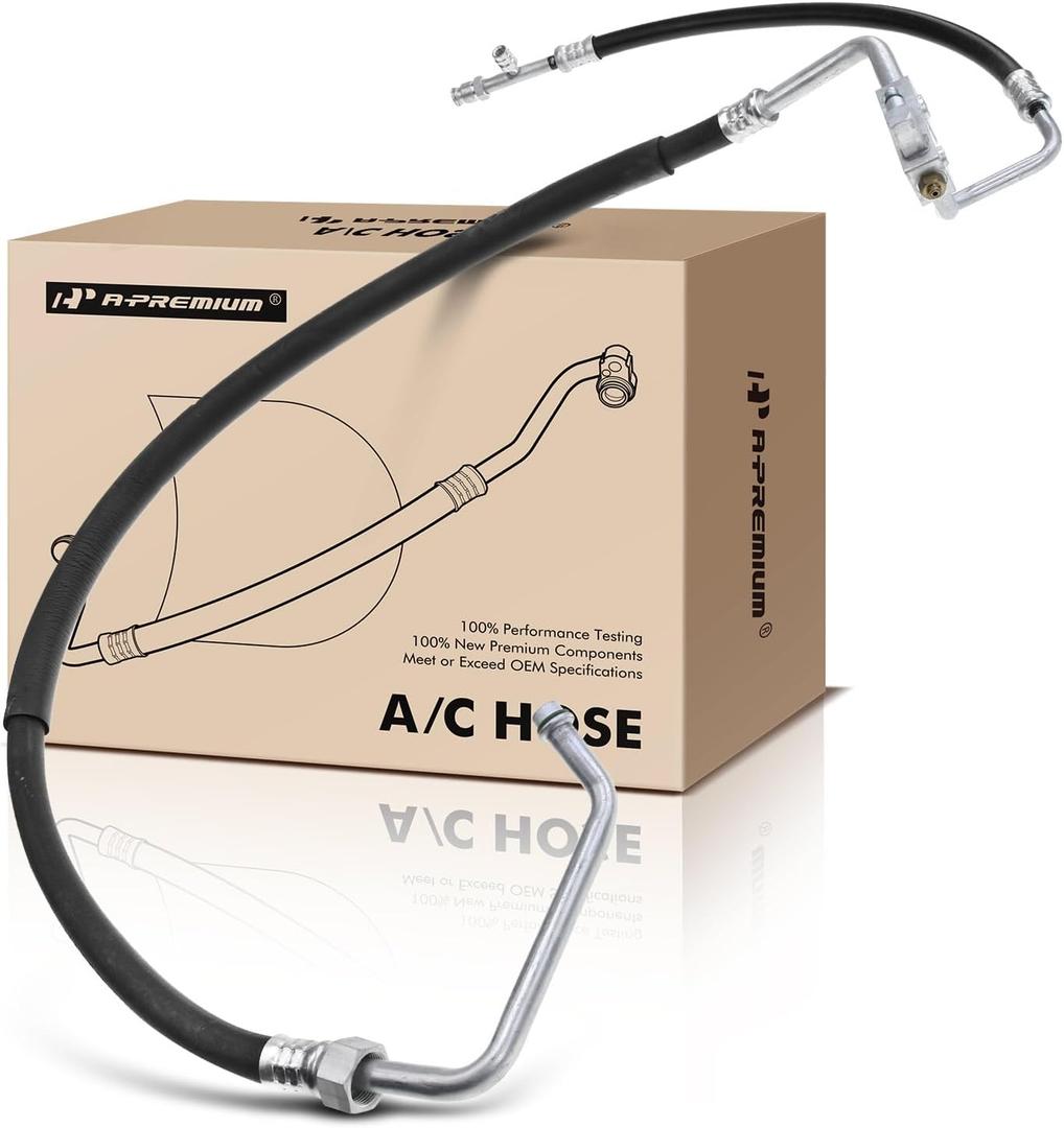 A-Premium A/C Suction Hose & Discharge Line Hose Assembly Compatible with Ford F-150/Bronco 1994-1996, F-250/F-350 1994-1997, 5.0L 5.8L, OHV, Petrol