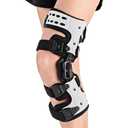 OA Unloader Knee Brace- Unloader Knee Brace for Osteoarthritis, Arthritis Pain, Cartilage Repair, Bone on Bone Knee Joint Pain, Lateral Degeneration Knee Support (White Left)