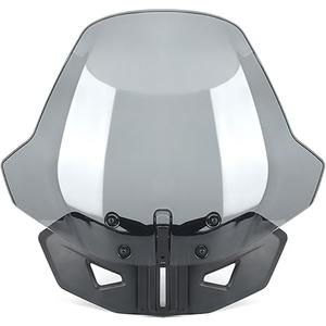 Adjustable 3 inches Front Windshield for Can-Am Ryker 600 900 Sport Rally Edition 900 ACE 2019-2023 All Models, Front Wind Deflectors Motorcycle Accessories 150% Larger Wind Shield