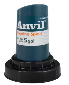 alvil pouring spout 5 Gal Blue