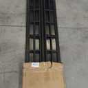 All Black Rubber Driveway Ramps 66139lbs Capacity Low Profile Car Threshold Ramp Curbside Bridge Ramps for Loading Dock, Garage, Sidewalk, Truck, Scooter, Bike, Motorcycle & Wheelchair