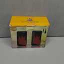 SOULION 2.0 Computer Speakers, USB Powered & 3.5 mm AUX Bluetooth Speakers for Desktop Monitor, LED Flame Lights & Easy-Control Pod, Gaming Speakers for Laptop Tablet Phone - Black