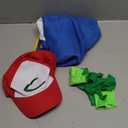 Costume Hoodie Cosplay Jacket Gloves Hat Sets for Trainer (Medium, Blue)