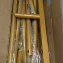 UDEAR 7.2FT Metal Arch Backdrop Stand,for Wedding Backgrounds Climbing Plants Event Decorations Outdoor Ceremonies,Gold