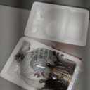 Christmas Snow Globe Lantern Water Glittering Snowman Family Crown with Music, USB Lined/Battery Operated Lighted Lantern for Christmas Festival Decoration Gifts