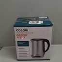 Cosori Electric Kettle, No Plastic Inner Lid, Filter & Spout, Stainless Steel Tea Kettle, Automatic Shut Off & Boil-Dry Protection, Durable Tea Kettle Boiler & Heater, 1.5L/1500W, Silver