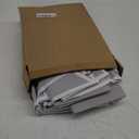 Over The Door Organizer, 5-Tier Extra Large Behind Door Storage with 10 Big Front & 10 Mesh Pockets, 80lb Capacity, Hanging Storage Organizer with Clear Window Kids Toys, Shoes, Diapers, Light Grey