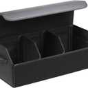 AUTOARK Leather Car Trunk Organizer,Durable Collapsible Adjustable Compartments Cargo Storage,Extra Large Capacity,AK-151 (L 29.5" x W 12.2" x H 11.5")