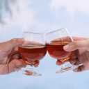 Glsairy Cute Shot Glasses Small Brandy Snifters Set of 6 | Cognac glasses | Port Glasses | Tequila Glasses(5 oz | 150ml)