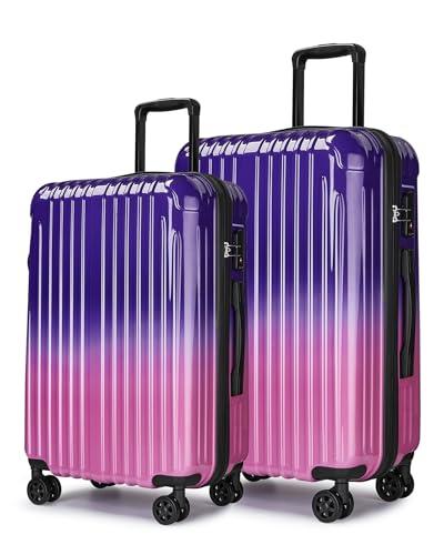 Comeria Carry on Luggage - Airline Approved Suitcases with Spinner Wheels, Built-In TSA Lock，Hard Shell Expandable Suitcases