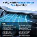 AC Heater Blower Motor Fan 700277Front Blower Motor Fit for Mercedes-Benz C250 C300 C350 2012-2015, E250 E300 E350 E400 E500 E550 2010-2017, E63 AMG S 2014-2016, Blower Motor Replaces 2128200708