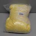 Light Yellow Fleece Throw Blanket 60"x80" Super Soft Flannel Blanket Warm Fuzzy Reversible Throw Blanket for Couch Bed Sofa 