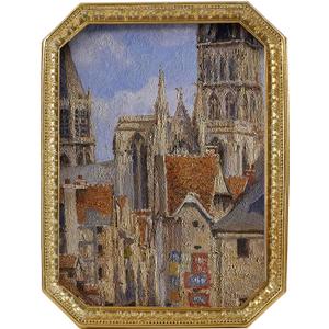 SIKOO Vintage 57 Gold Picture Frame Antique Ornate Photo Frame Tabletop and Wall Hanging with High Definition Glass Front for Home Dcor,Retro Photo Gallery, Old-Fashioned Art