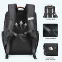 Travel Laptop Backpack, Large Work Bag for Women Men, Carry On Luggage Suitcase Airline Approved Personal Item Backpack, 17" Waterproof Computer Bag for College Hiking Weekender Essentials