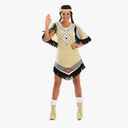 fun shack Native American Costume Women, Native American Dress for Women, Warrior Princess Costume Women, XL